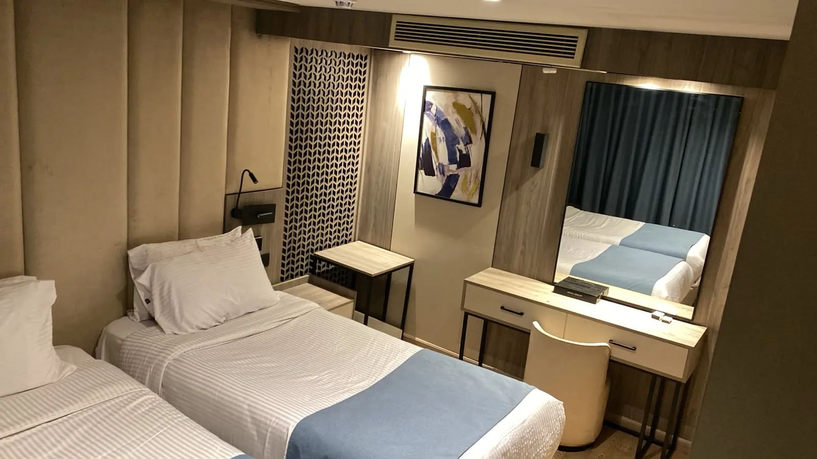 Cabin aboard the Royal Liberty Nile cruise